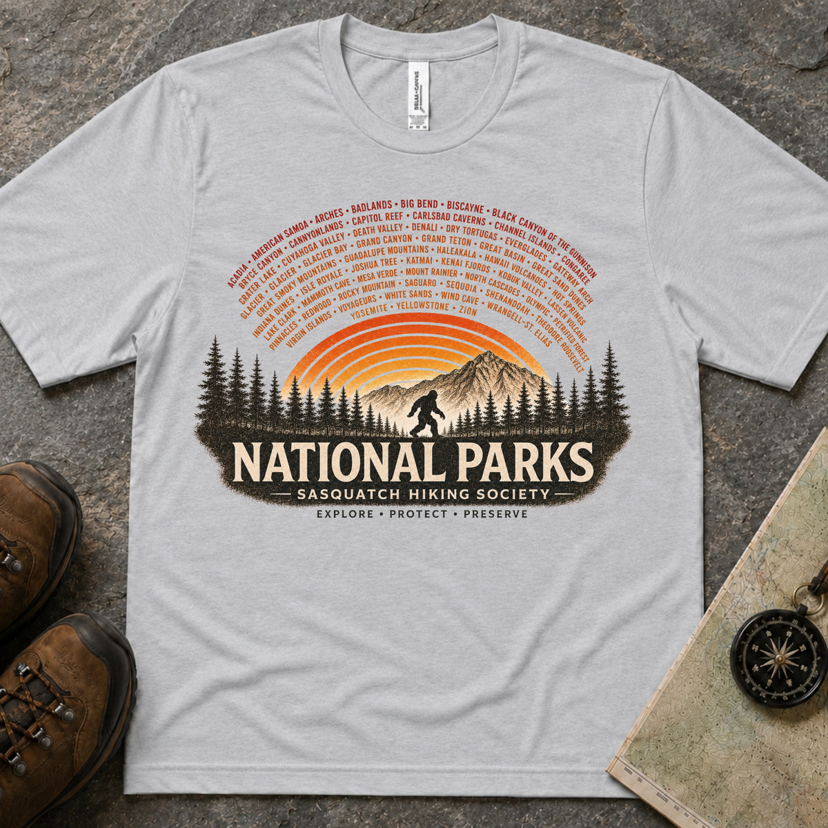 National Parks Sunset Men's Tee