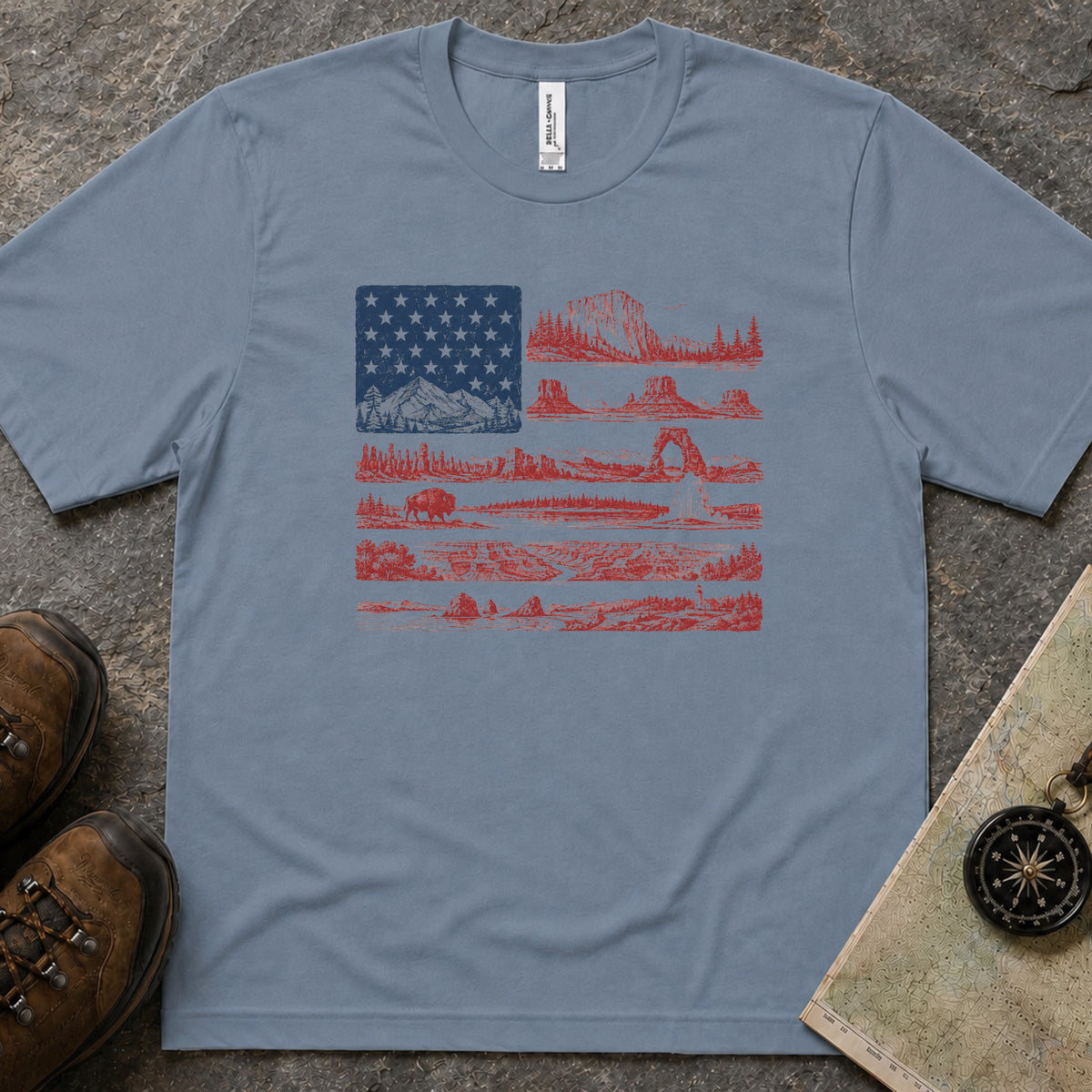 National Park Flag Men's Tee