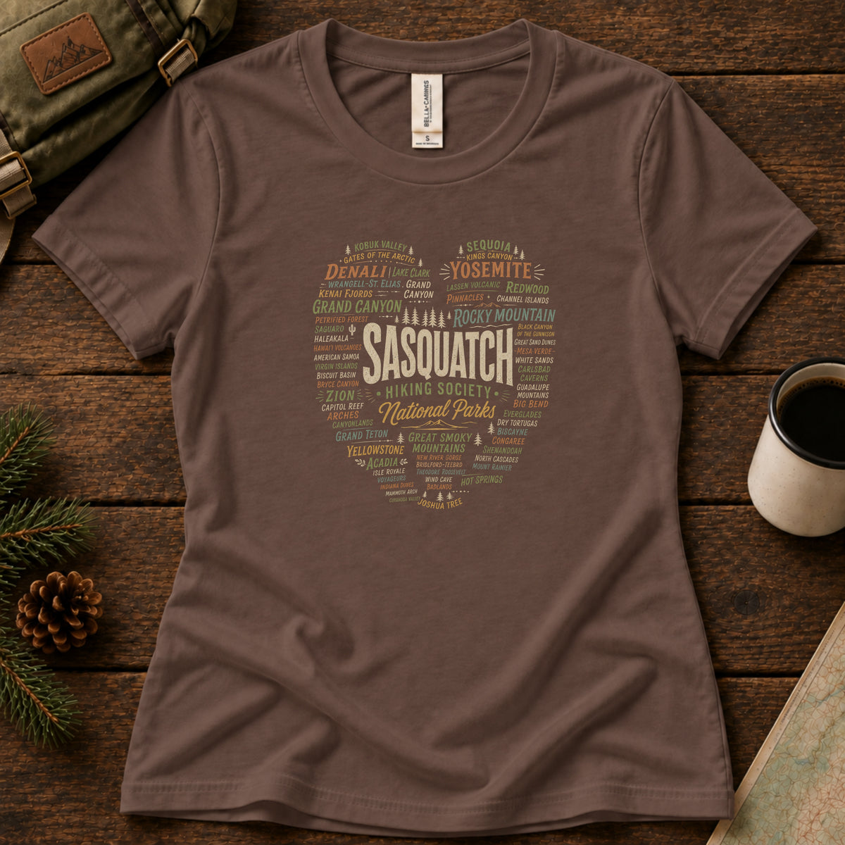 National Park Heart Women's Tee