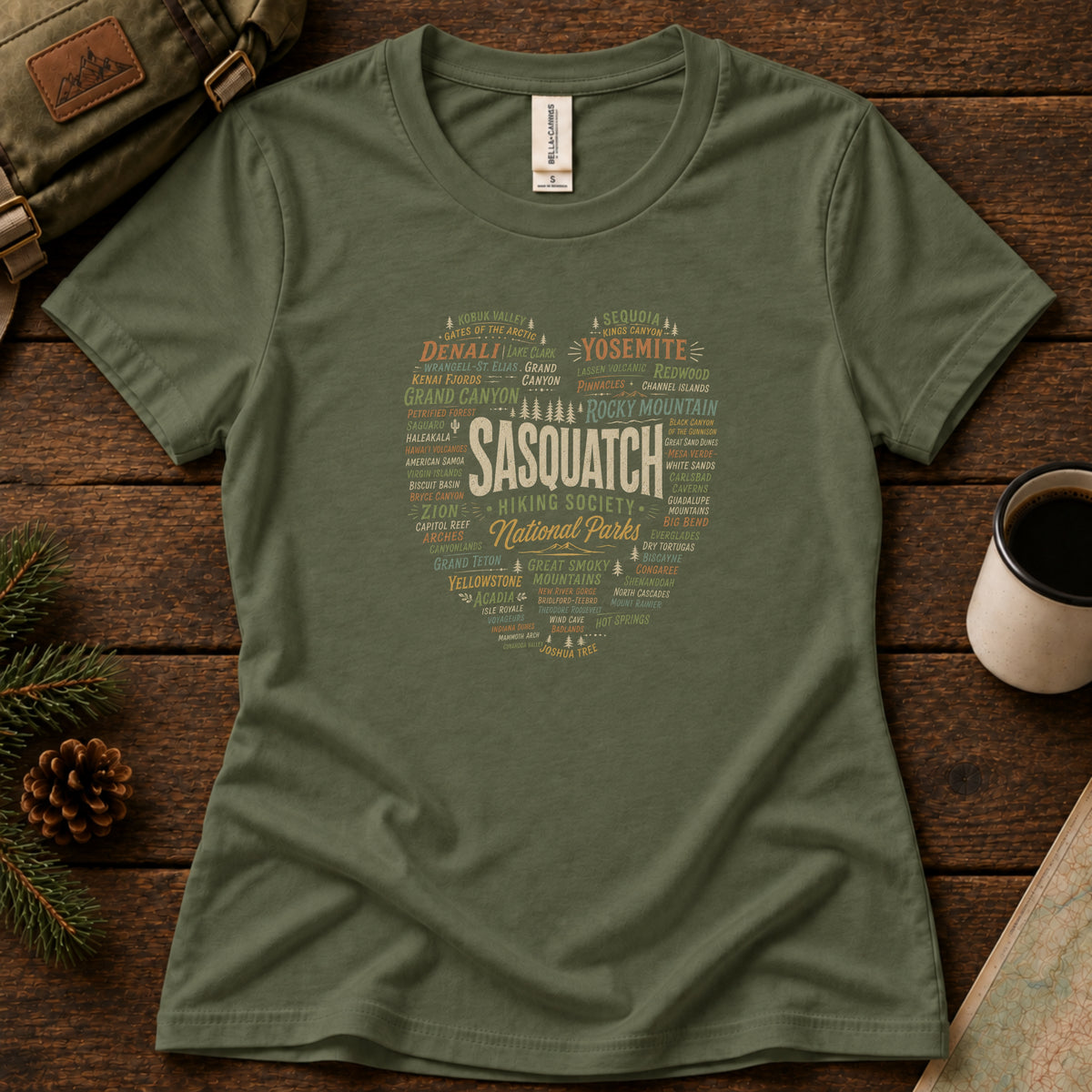 National Park Heart Women's Tee