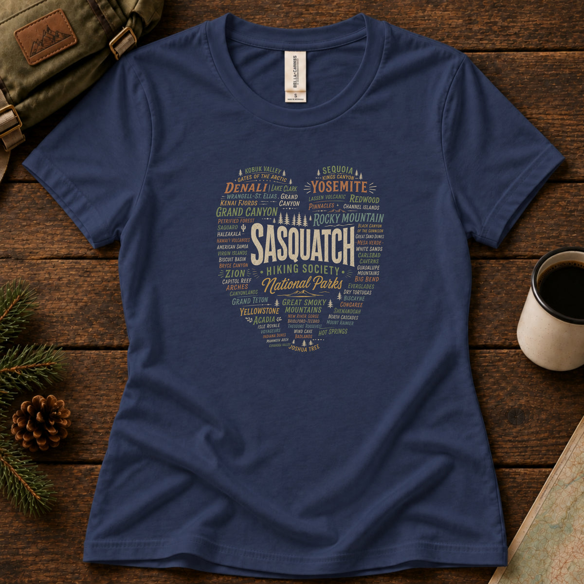 National Park Heart Women's Tee