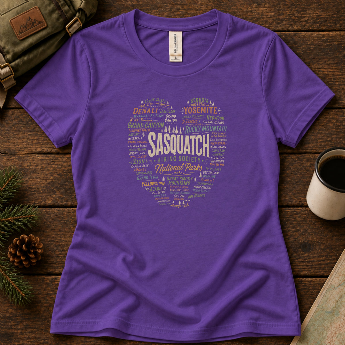 National Park Heart Women's Tee