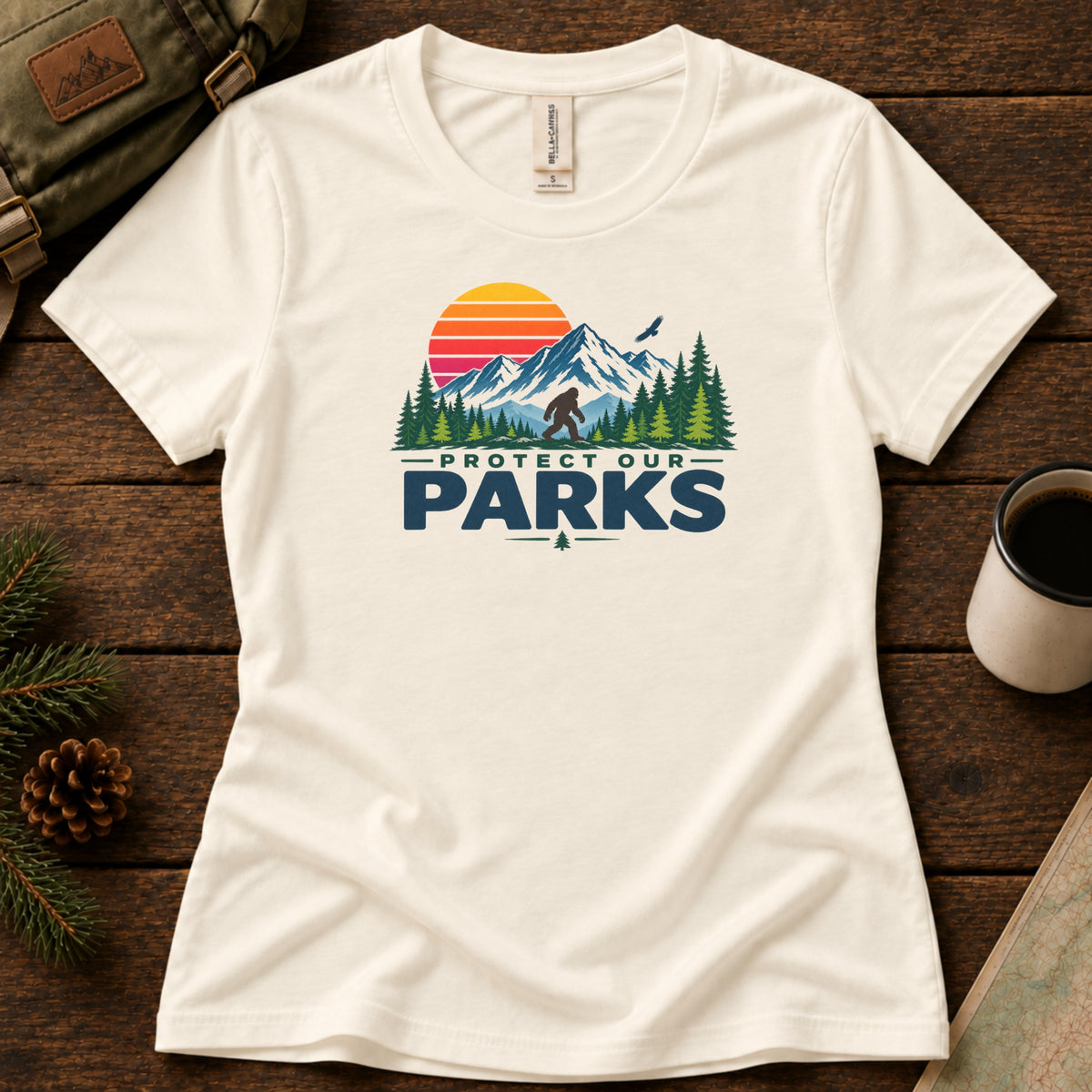 Protect Our Parks Retro Women's Tee
