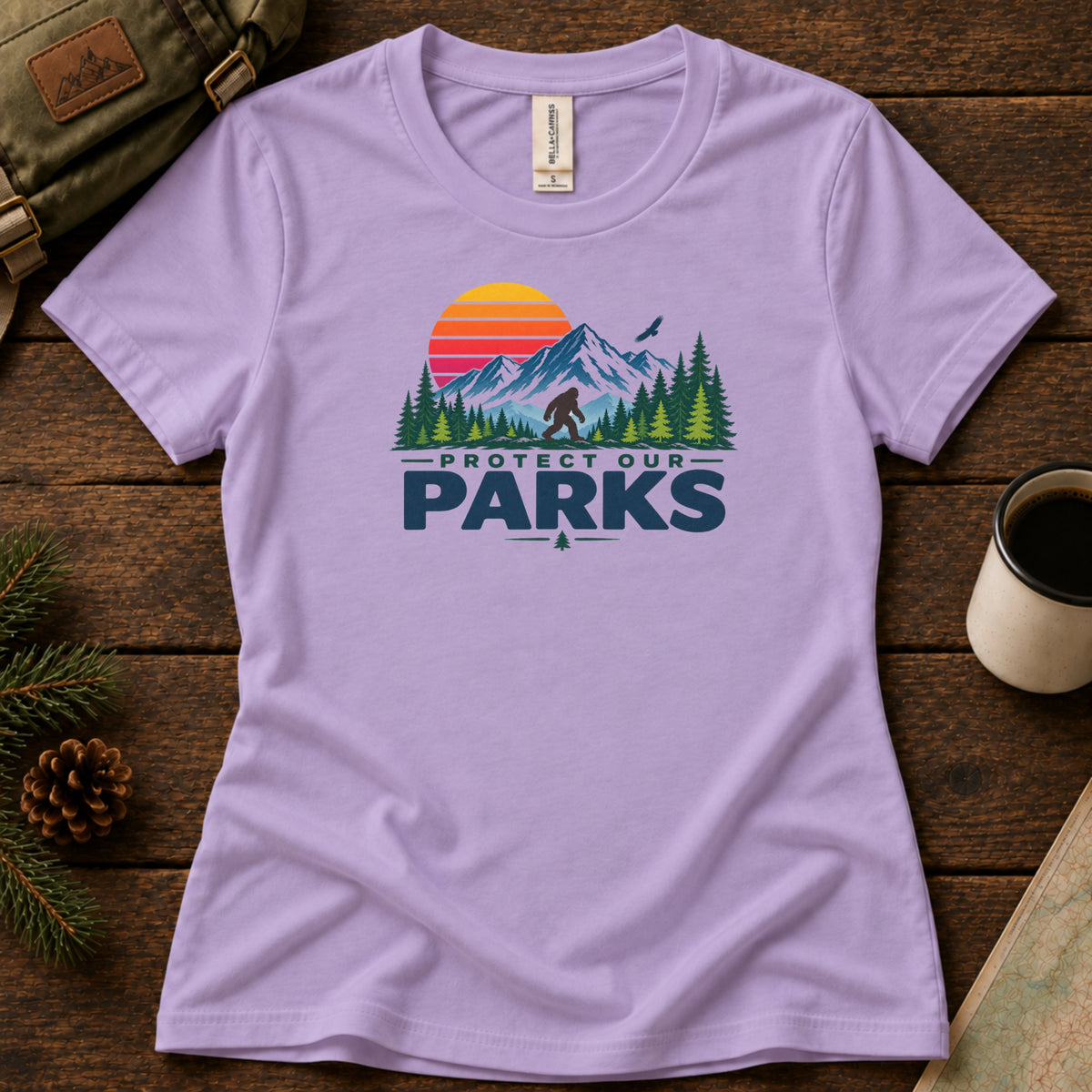 Protect Our Parks Retro Women's Tee