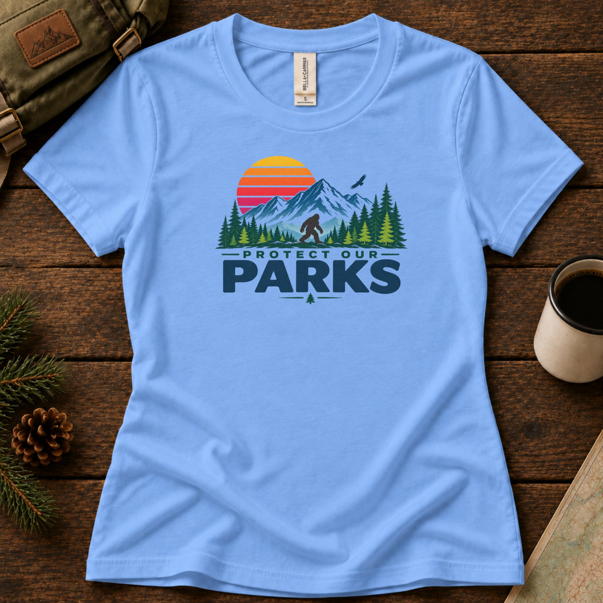 Protect Our Parks Retro Women's Tee