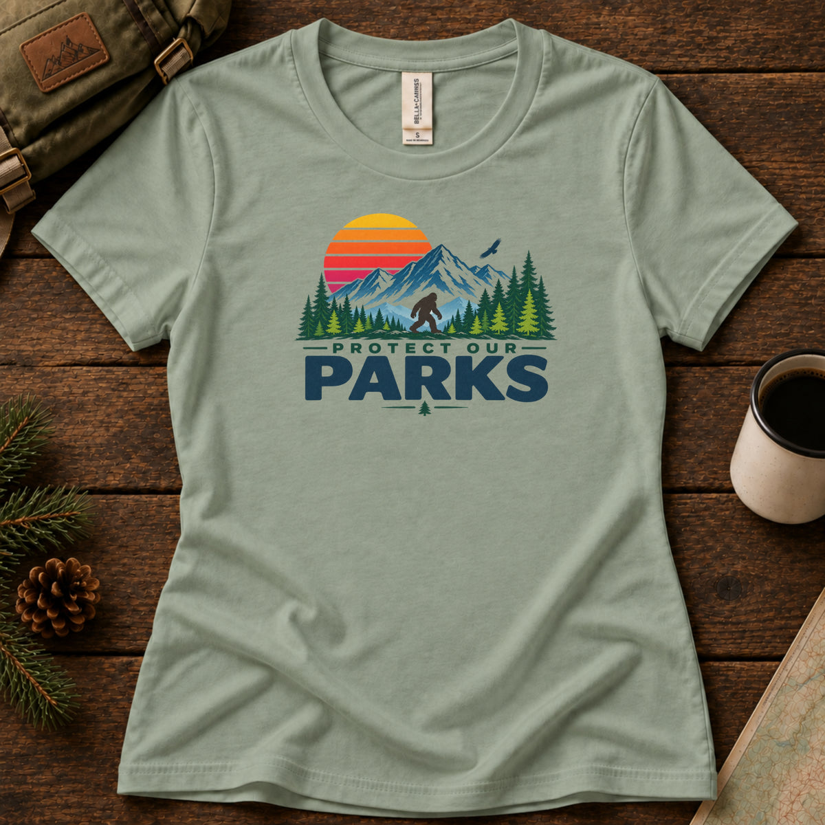 Protect Our Parks Retro Women's Tee