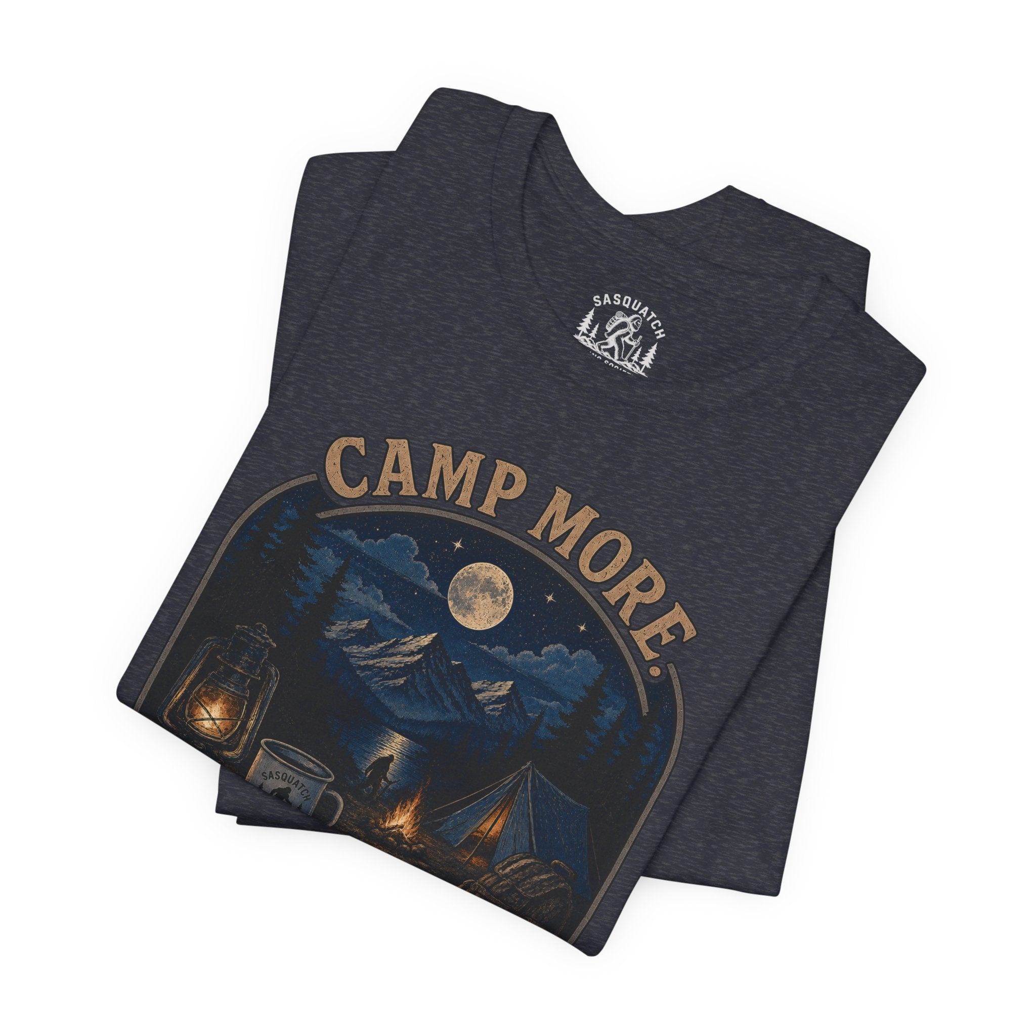 Camp More. Worry Less. Lightweight Tee